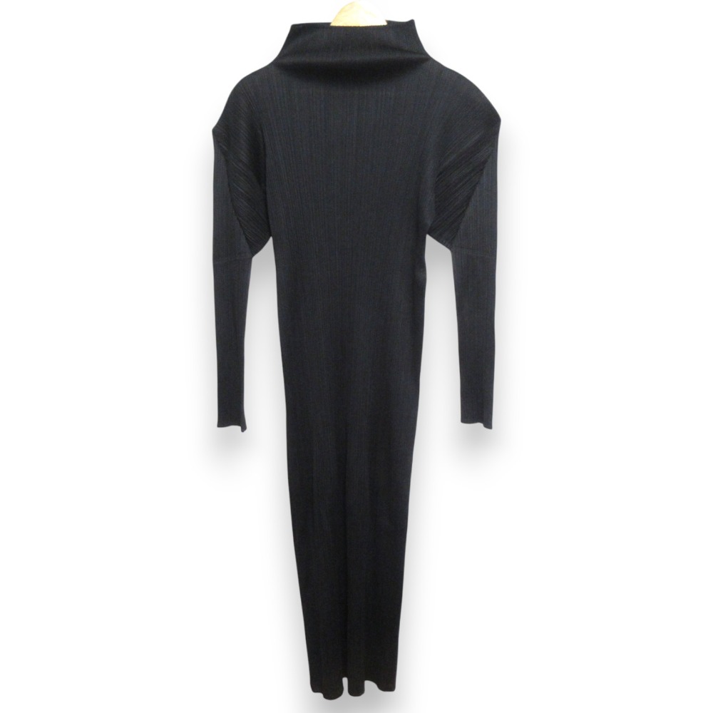 ✨美品✨ プリーツプリーズ イッセイミヤケ ハイネック ロングワンピース PLEATS PLEASE ISSEY MIYAKE - 美品 プリーツプリーズ イッセイ