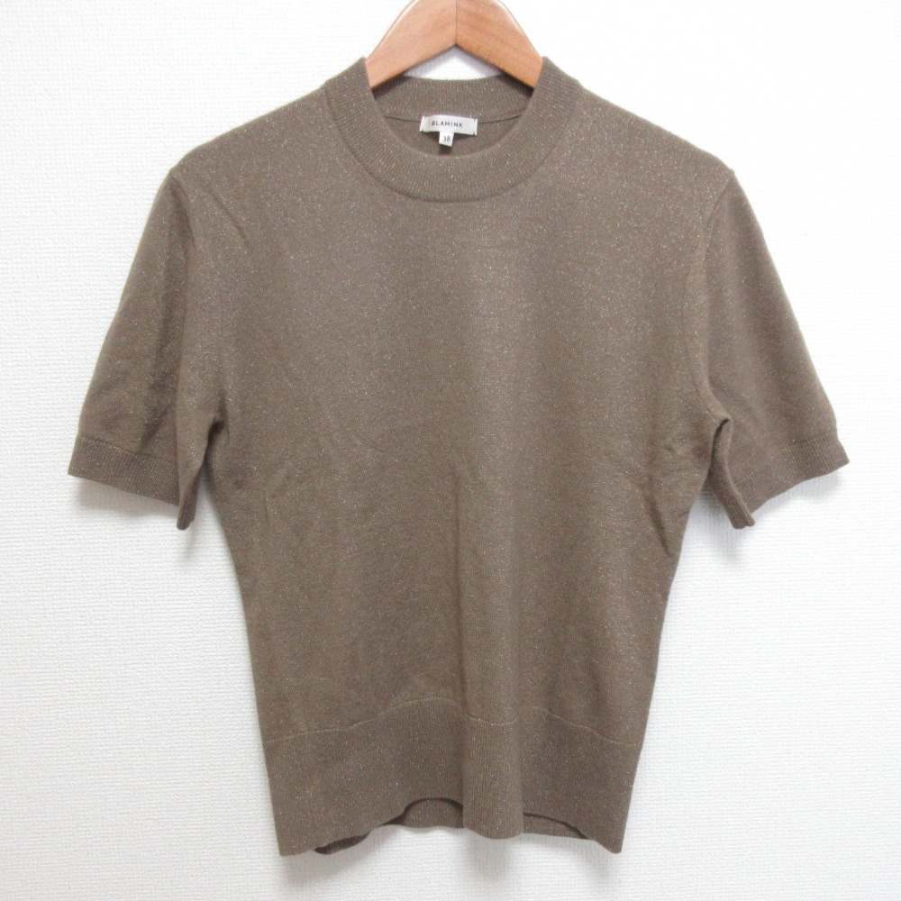 楽天市場】【中古】BLAMINKカシミヤファー7Gショートスリーブ カシミヤ