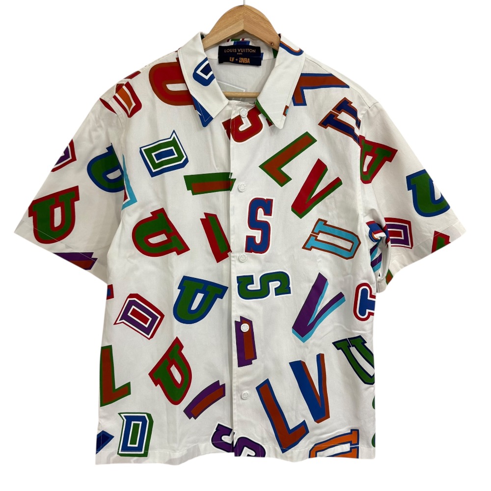 Louis Vuitton 半袖シャツ　【限定NBAコラボ】 LOUIS VUITTON 送料無料 ルイヴィトン NBAコラボ LV ロゴ