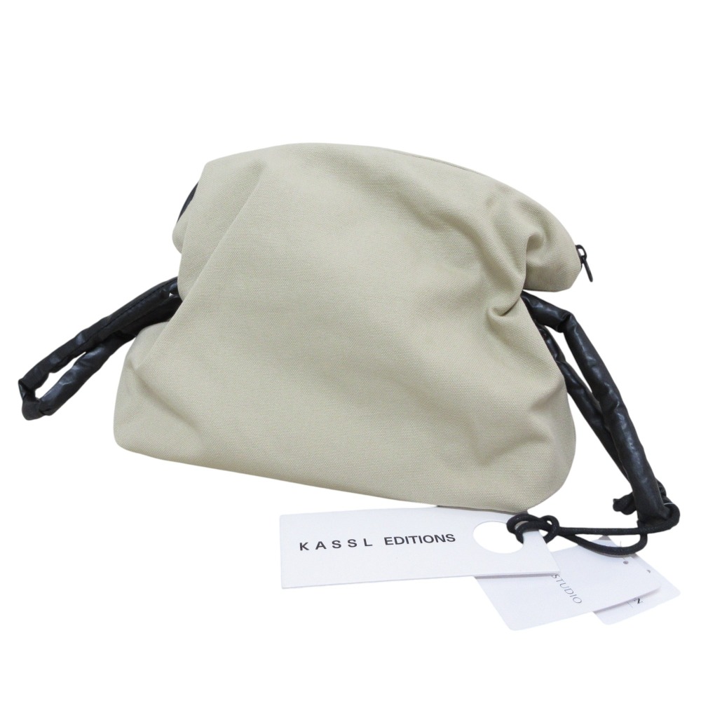 【中古】未使用 24SS KASSL EDITIONS カッスルエディションズ Pouch canvas ポーチ バッグ ベージュ レディース Luxs ブランド古着のリュクス｜Luxs（ブランド古着のリュクス）