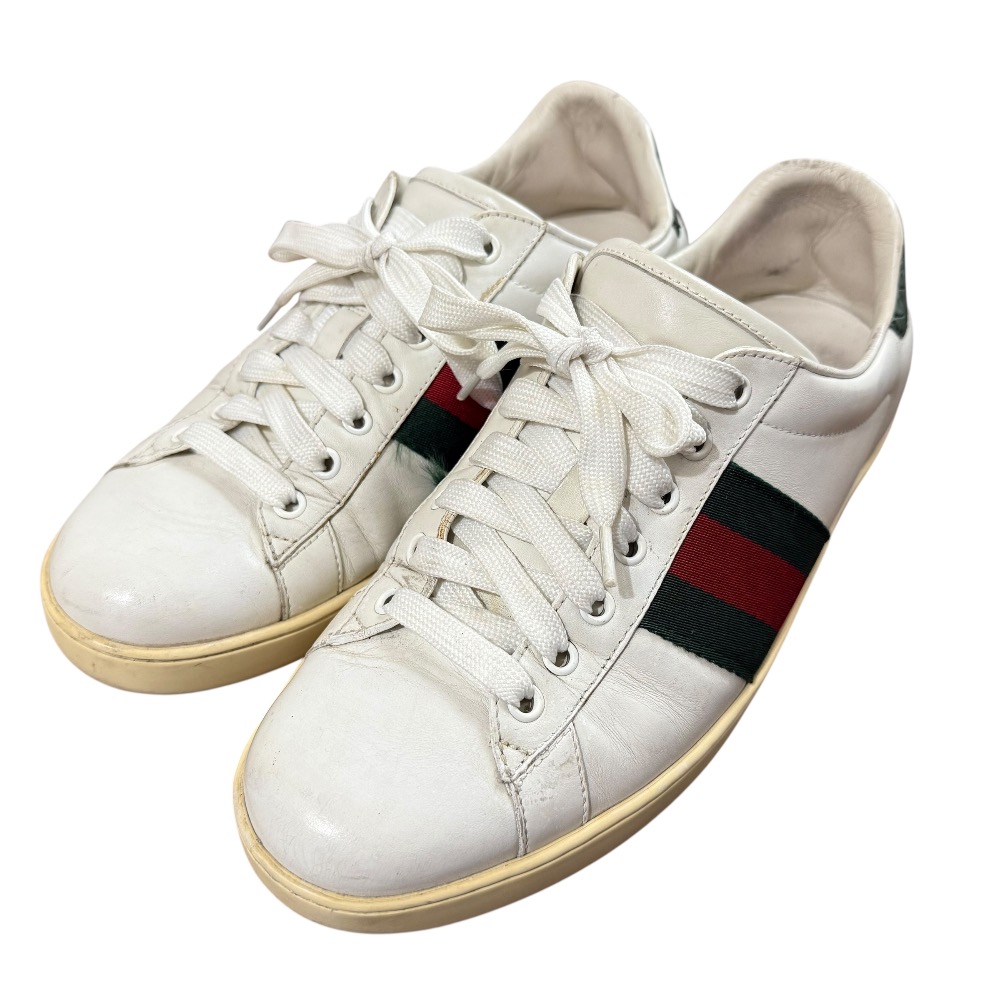 GUCCI ホワイト ライトン　ヤンキースコラボNYロゴ 27cm 美品 楽天市場】GUCCI(グッチ) サイズ:8.5 19SS ×NEW YORK YANKEES
