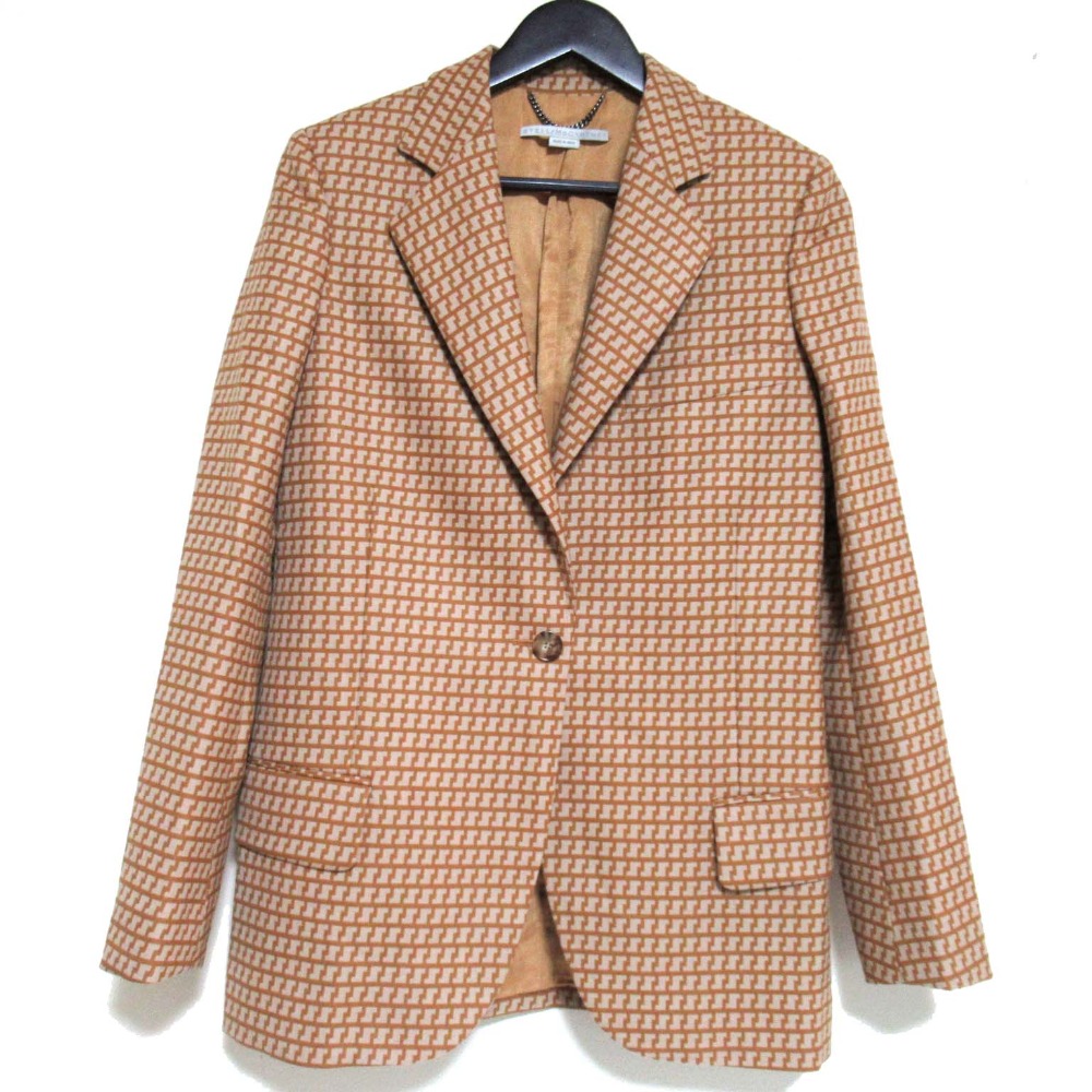 楽天市場】美品 STELLA McCARTNEY スカラップ エコレザー ジャケット