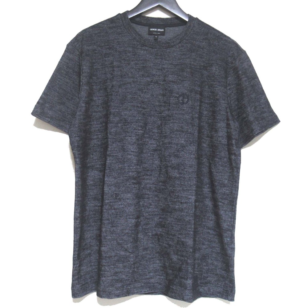【美品】GIORGIO ARMANI 半袖 ニット イタリア製 ネイビー 楽天市場】GIORGIO ARMANI ジョルジオアルマーニ サイズ:46 21AW