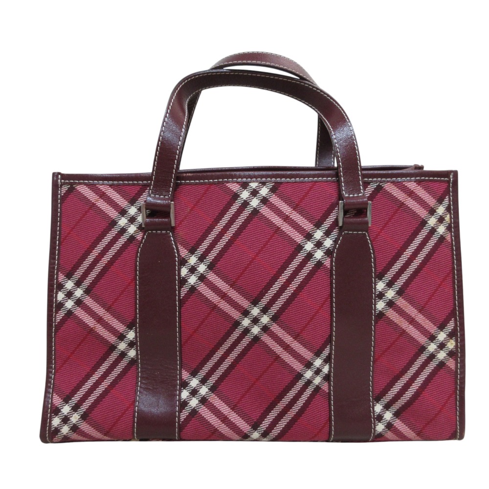 未使用級✨バーバリーブルーレーベル ピーコート チェック リボン