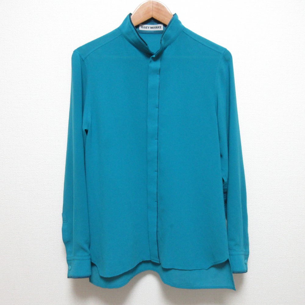 楽天市場】イッセイミヤケ ISSEY MIYAKE 筆タグ コットン ブラウス