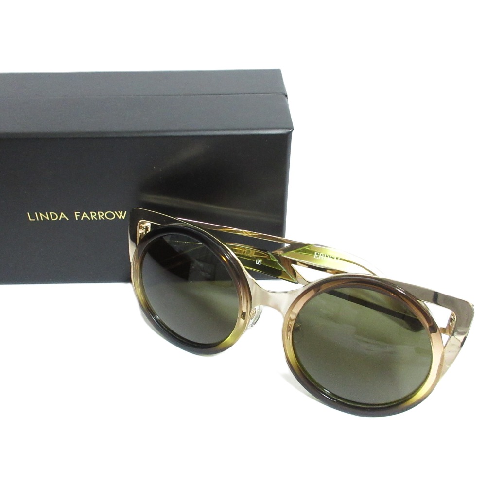 ジェレミースコット×リンダファロー ライフル型テンプル サングラス眼鏡マシンガン LINDA FARROW（リンダ ファロー）銀座 東京のメガネ店トリプル