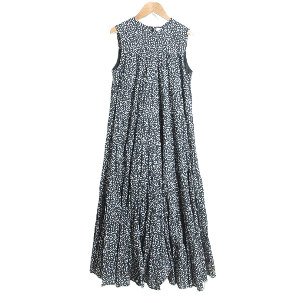 【中古】美品 25SS MARIHA マリハ ミューズのドレス Baby Daisies ワンピース サイズ36 ブラック レディース Luxs ブランド古着のリュクス
