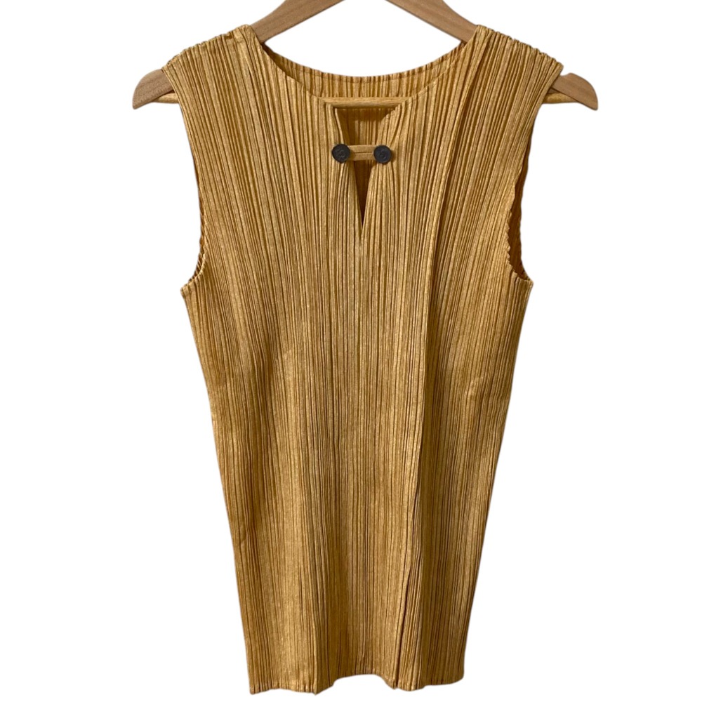 極美品✨PLEATS PLEASE イッセイミヤケ タンクトップ ドット ISSEY