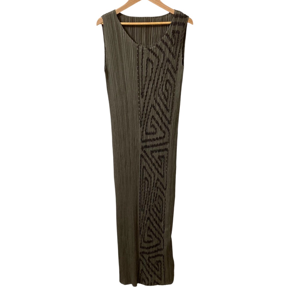 【美品】プリーツプリーズ ノースリーブ ワンピース ドレス サイズ3 PLEATS PLEASE ISSEY MIYAKE - □美品□PLEATS PLEASE ISSEY