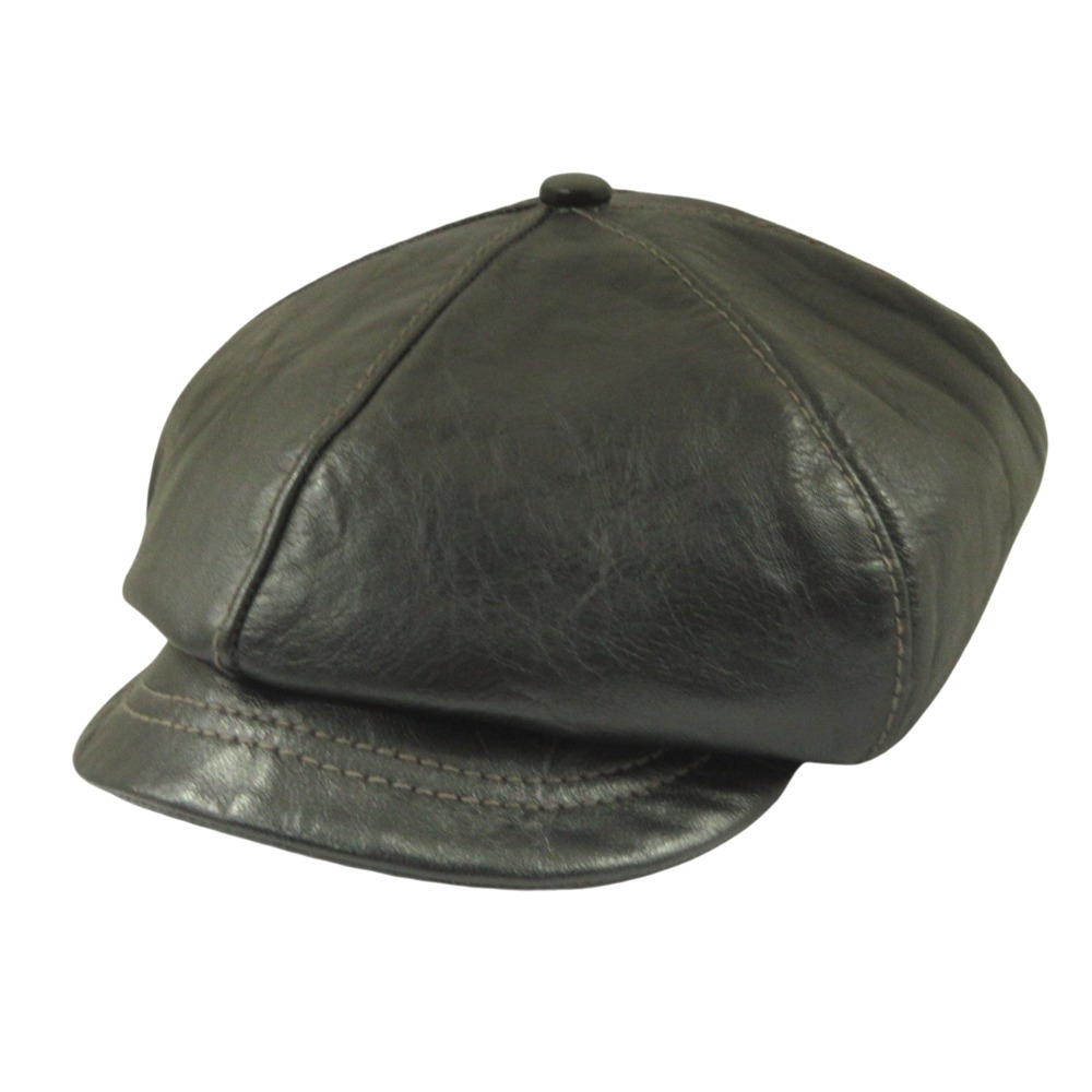 Real McCoy 黒レザーキャスケット The REAL McCOY'S ザリアルマッコイズ ジョーマッコイ Joe McCoy