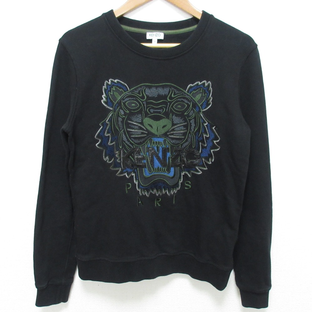 KENZO トラ グラフィック スウェット ブラック KENZO（ケンゾー）スウェットシャツ - FARFETCH