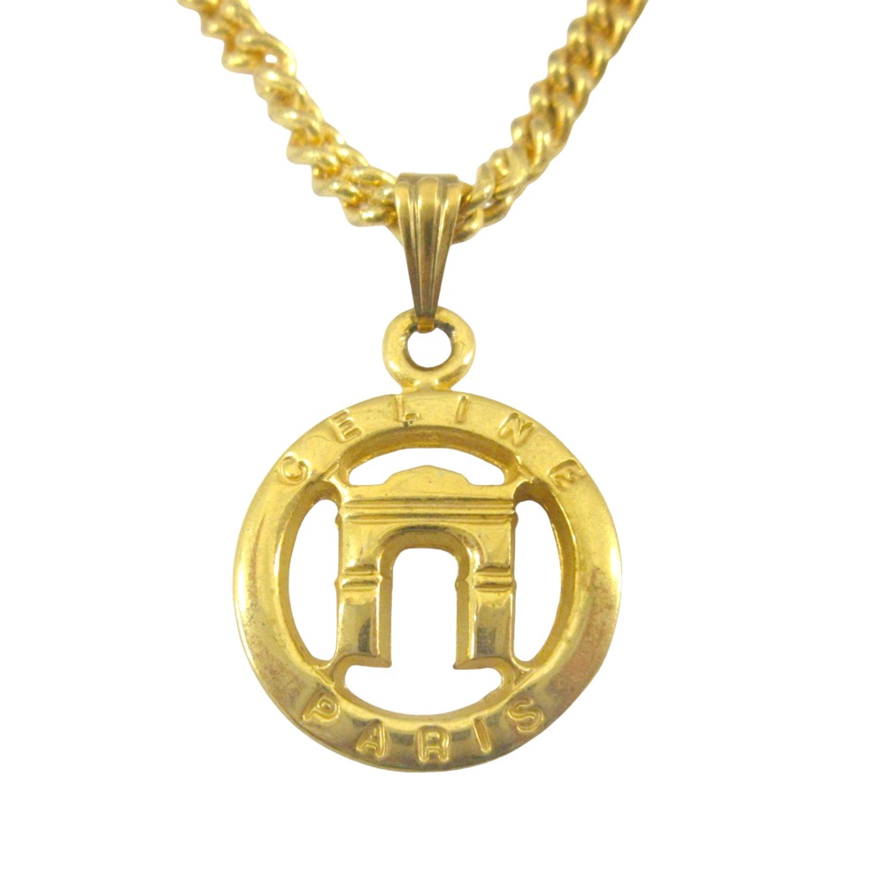 セリーヌ ネックレス ロング 馬車モチーフ ゴールド 喜平 ロングネックレス 楽天市場】【20%OFF】 セリーヌ ネックレス ロング 馬車モチーフ GP