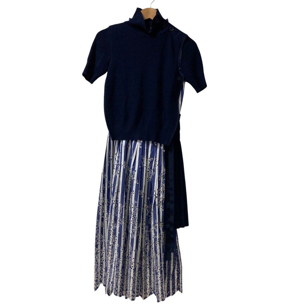 ☆ SACAI サカイ ドッキング ニット ロング ワンピース 日本製 楽天市場】sacai サカイ 20SS ニットドッキングストライプシャツ