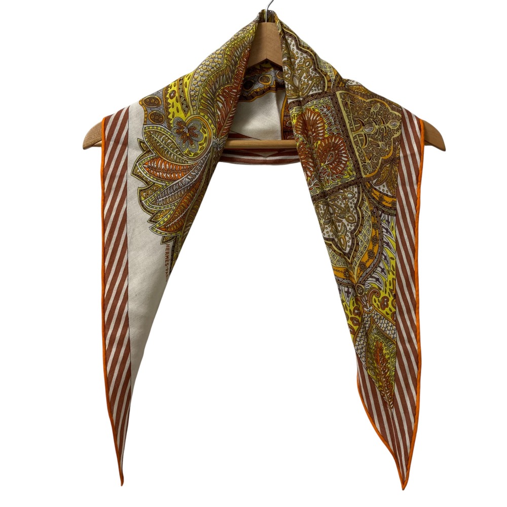 【美品】エルメス ロザンジュ 美品 HERMES エルメス ロザンジュ ひし形 スカーフ シルク