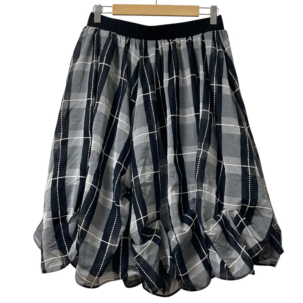 フォクシー DAISY LIN ギャザーティアード フレアスカート42 未使用級☆フォクシー DAISY LIN ギャザーティアード フレアスカート42