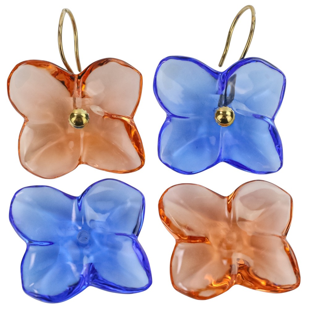 楽天市場】Baccarat バカラ オルテンシア ピアス クリスタル K18YG