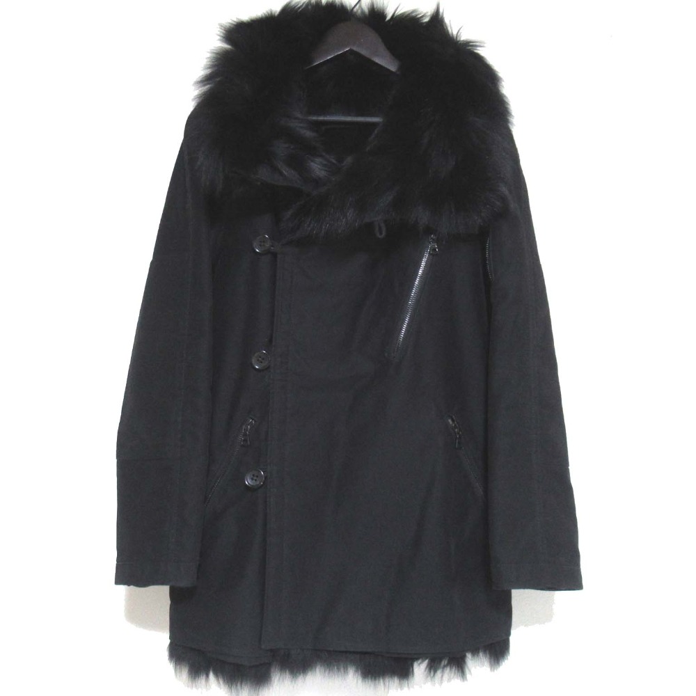 楽天市場】junhashimotoジュンハシモト LET039 FXF01 FUR MODS COAT