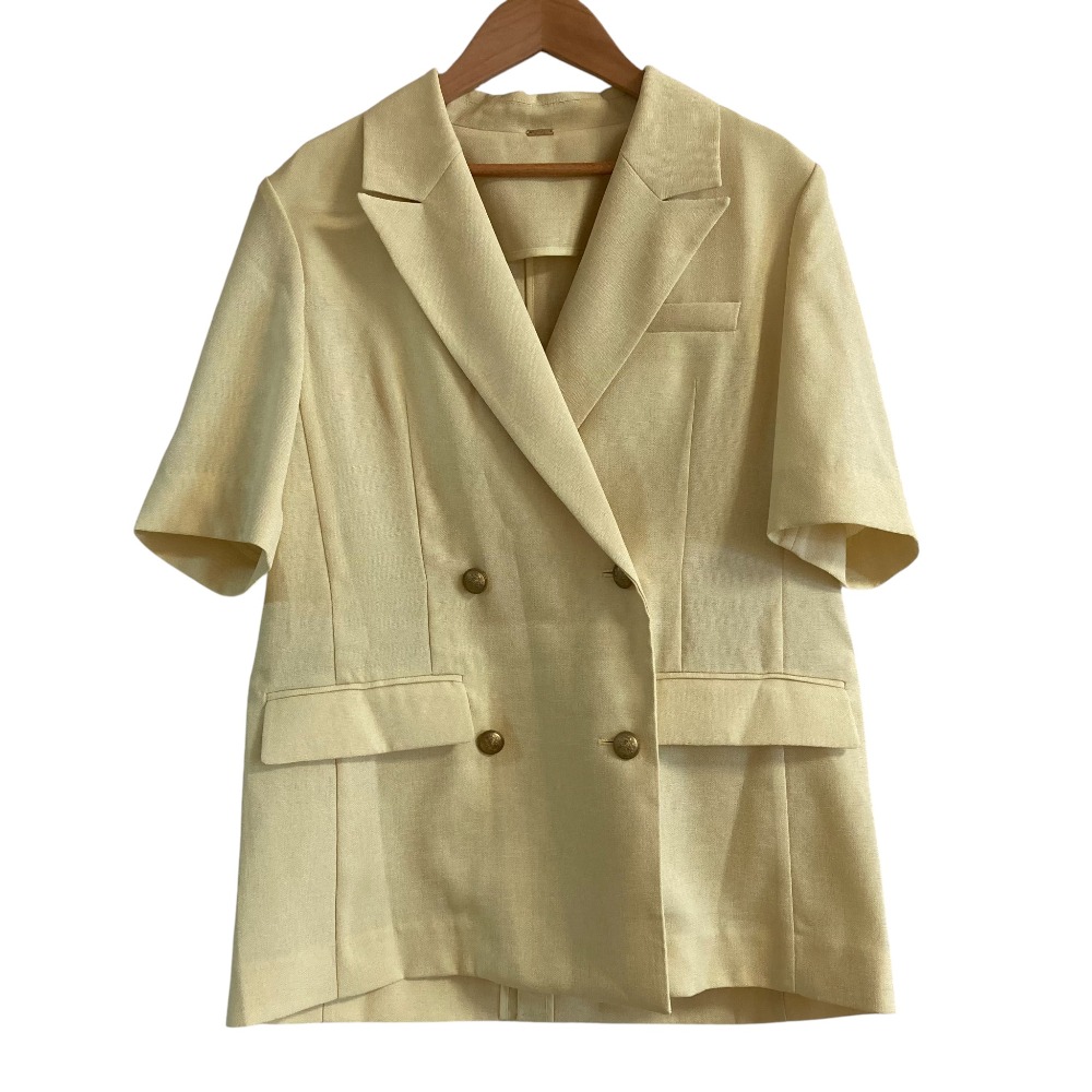 楽天市場】【中古】Mila Owen 金釦ダブルブレザーコンパクト