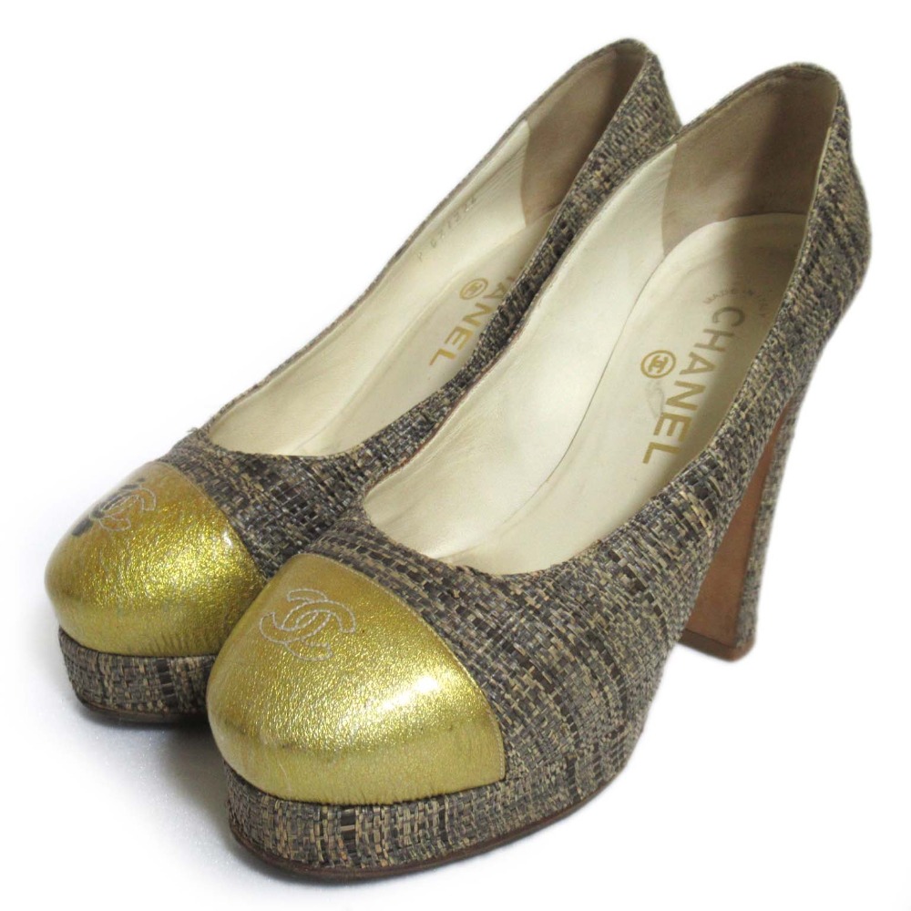 楽天市場】CHANEL シャネル ココマーク パンプス ハイヒール