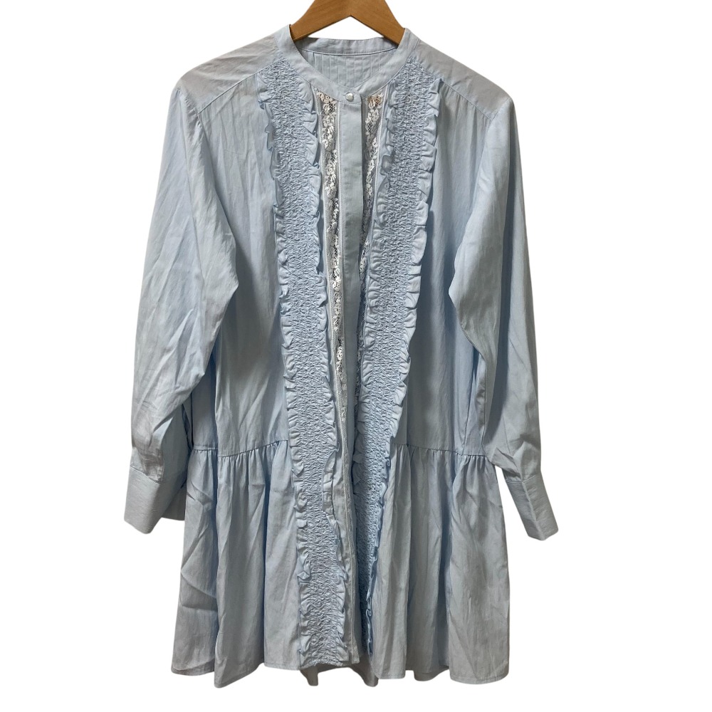 【中古】美品 25SS FURFUR ファーファー コットンレース ワンピース RWFO251008 ワンサイズ サックスブルー レディース Luxs ブランド古着のリュクス