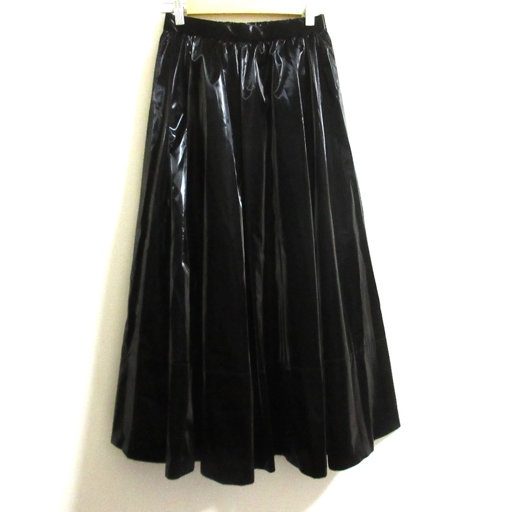 【中古】未使用 24AW CORCOVADO コルコバード ギャザーロングスカート 322430011 サイズ38 ブラック レディース Luxs ブランド古着のリュクス