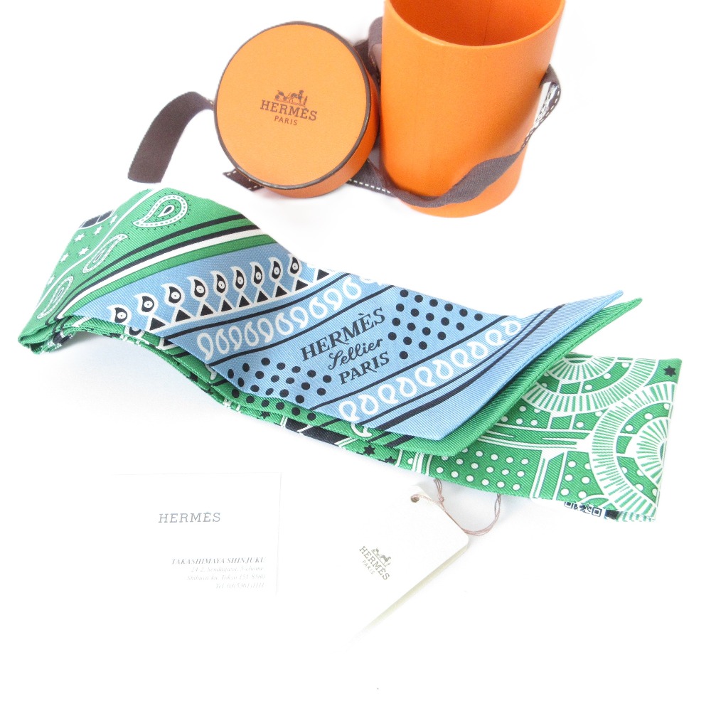 楽天市場】質屋 HERMES エルメス ツイリー エプロン・ドール マリン