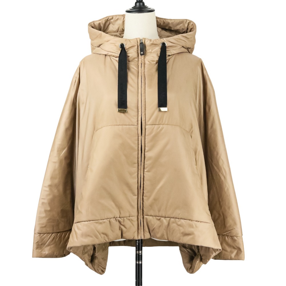 【中古】良品 24年製 Max Mara The Cube マックスマーラ ザキューブ CAMELUXE The Cube ポンチョコート M キャメル レディース Luxs ブランド古着のリュクス|Luxs(ブランド古着のリュクス)