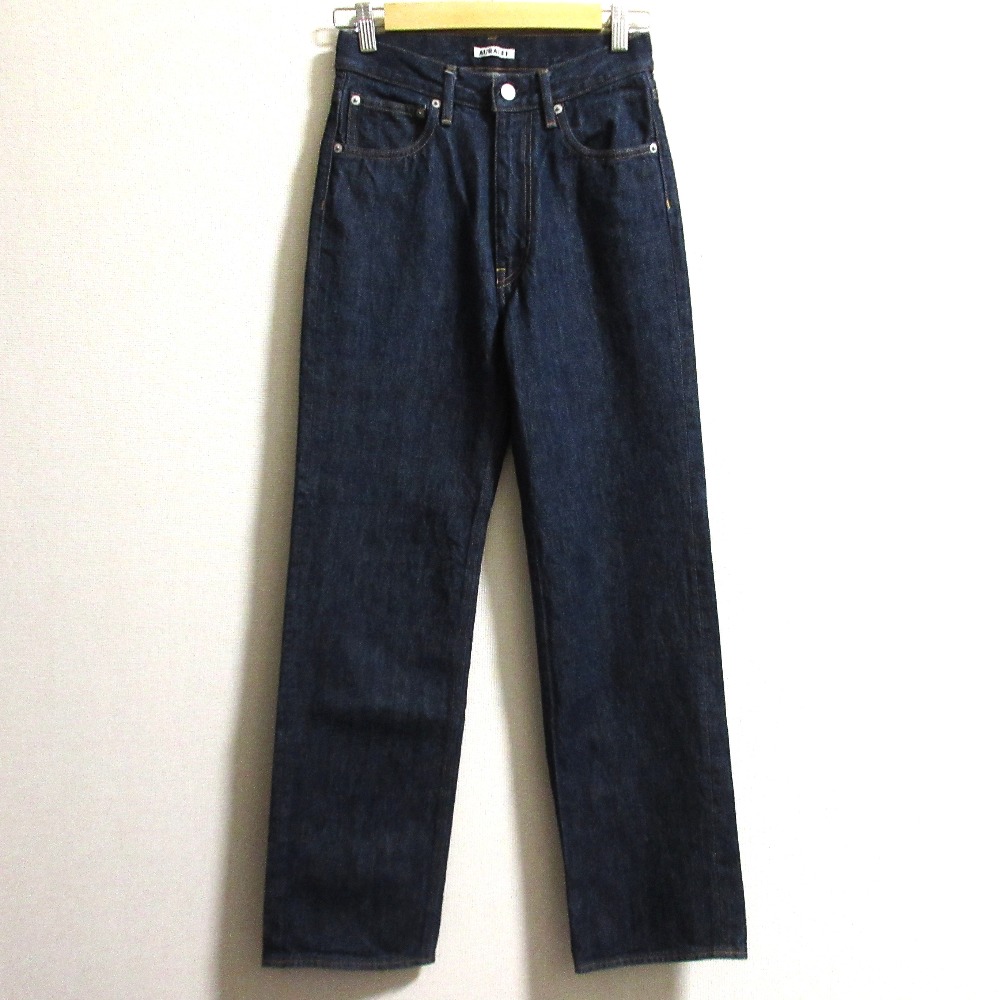 楽天市場】【中古】 AURALEE (オーラリー) SILK DENIM WIDE PANTS