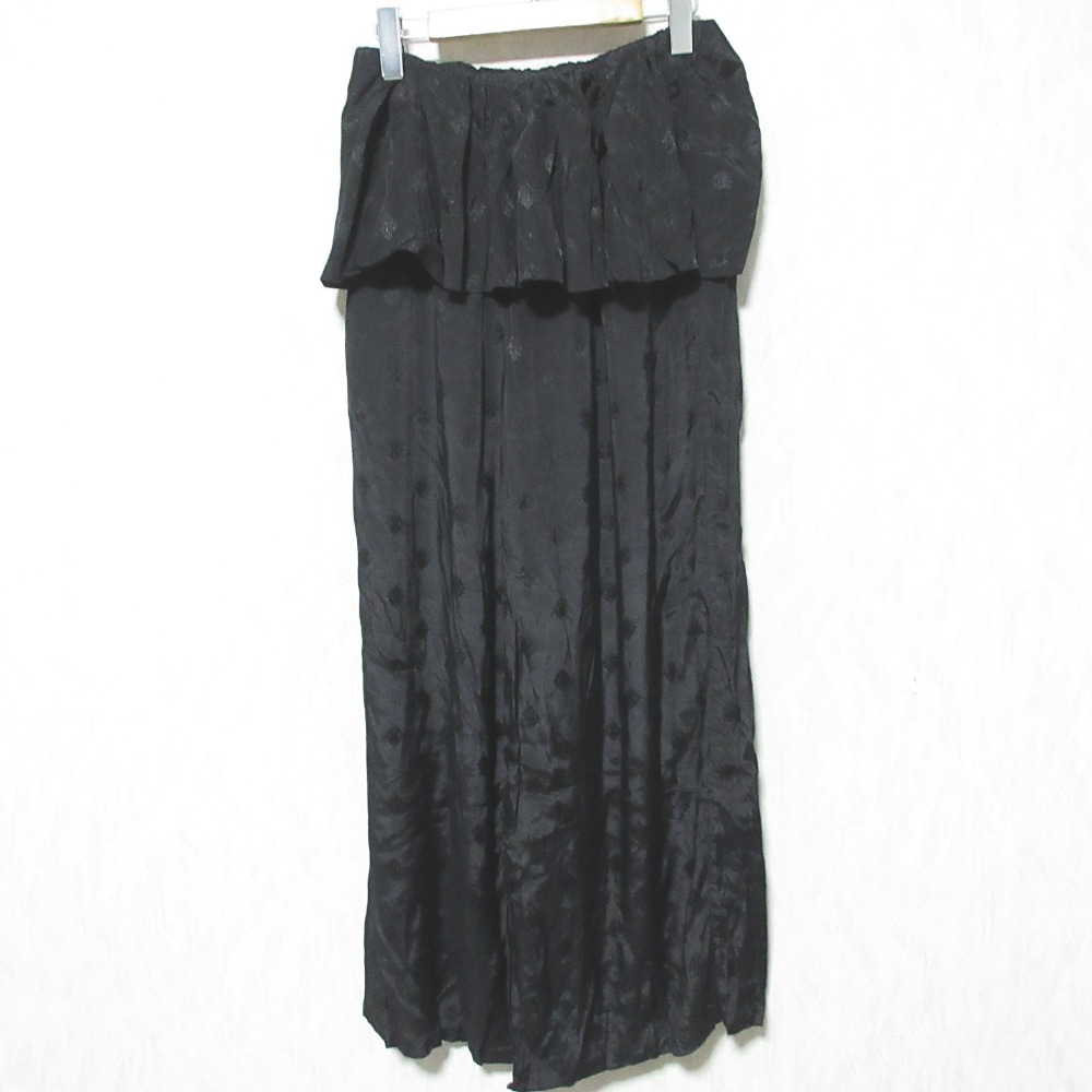 【中古】美品 sara mallika サラマリカ City Color Frill Pants フリルイージーパンツ 020642SQ1 ブラック レディース Luxs ブランド古着のリュクス