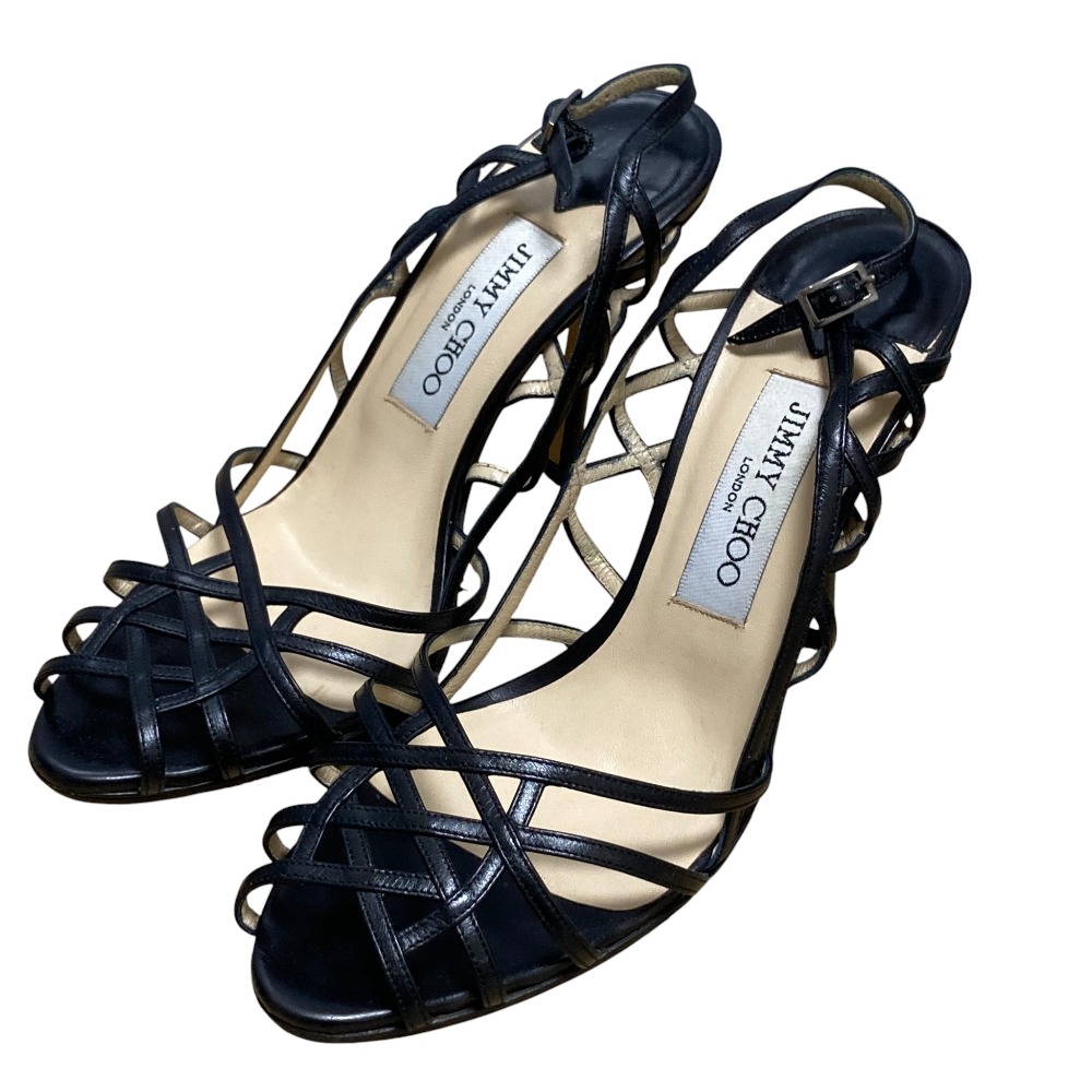楽天市場】JIMMY CHOO ジミーチュウ サンダル ブラック 黒 サイズ:36