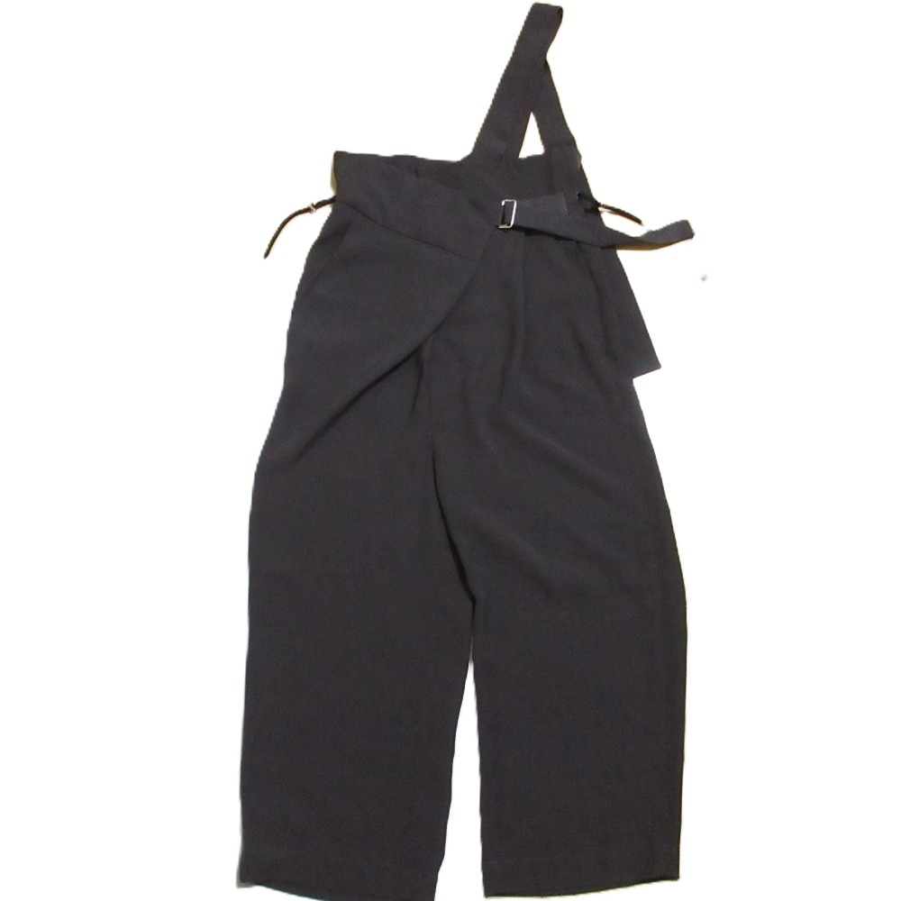 【中古】美品 25SS ENFOLD エンフォルド ONE-SHOULDER SARROUEL TROUSERS パンツ 300IS231-2011 サイズ38 グレー レディース Luxs ブランド古着のリュクス