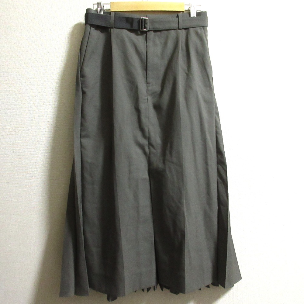 【美品】sacai 24SS Suiting Skirt サイズ3 楽天市場】【中古】sacai24SS Suiting Skirt スカート 24-07200