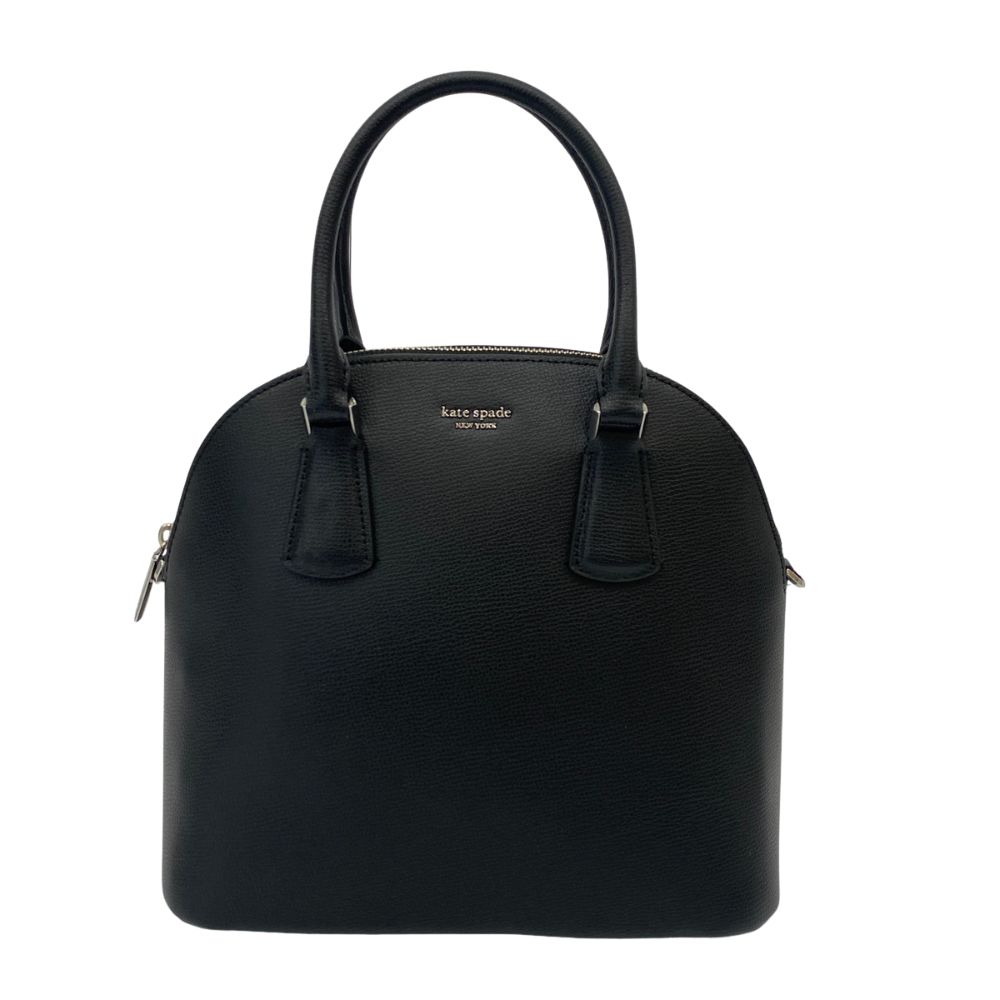【中古】未使用 kate spade new york ケイトスペード シルビア ドーム サッチェル ハンドバッグ ショルダーバッグ ブラック レディース Luxs ブランド古着のリュクス