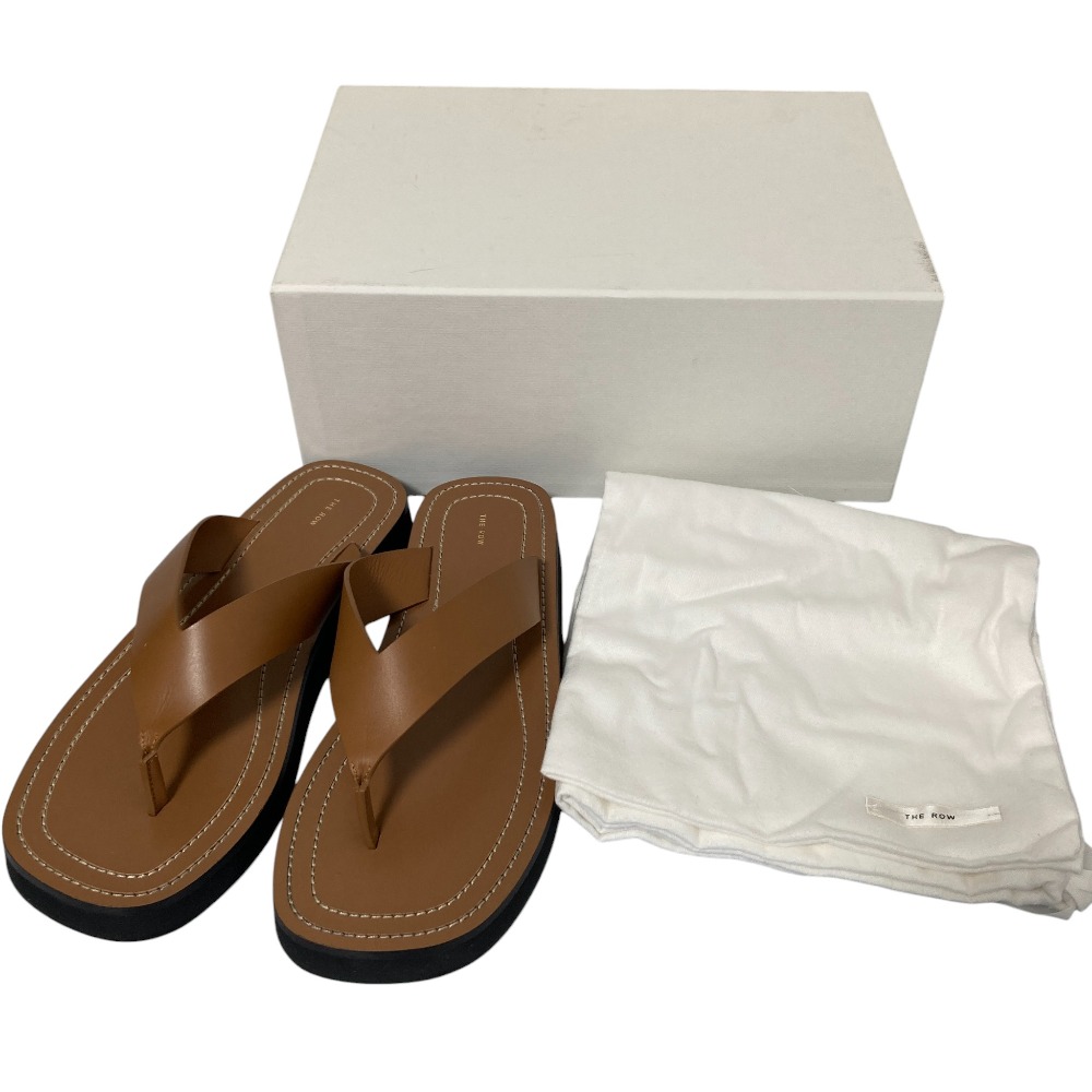 楽天市場】THE ROW ザ ロウ CONSTANCE FLAT フラットサンダル シューズ