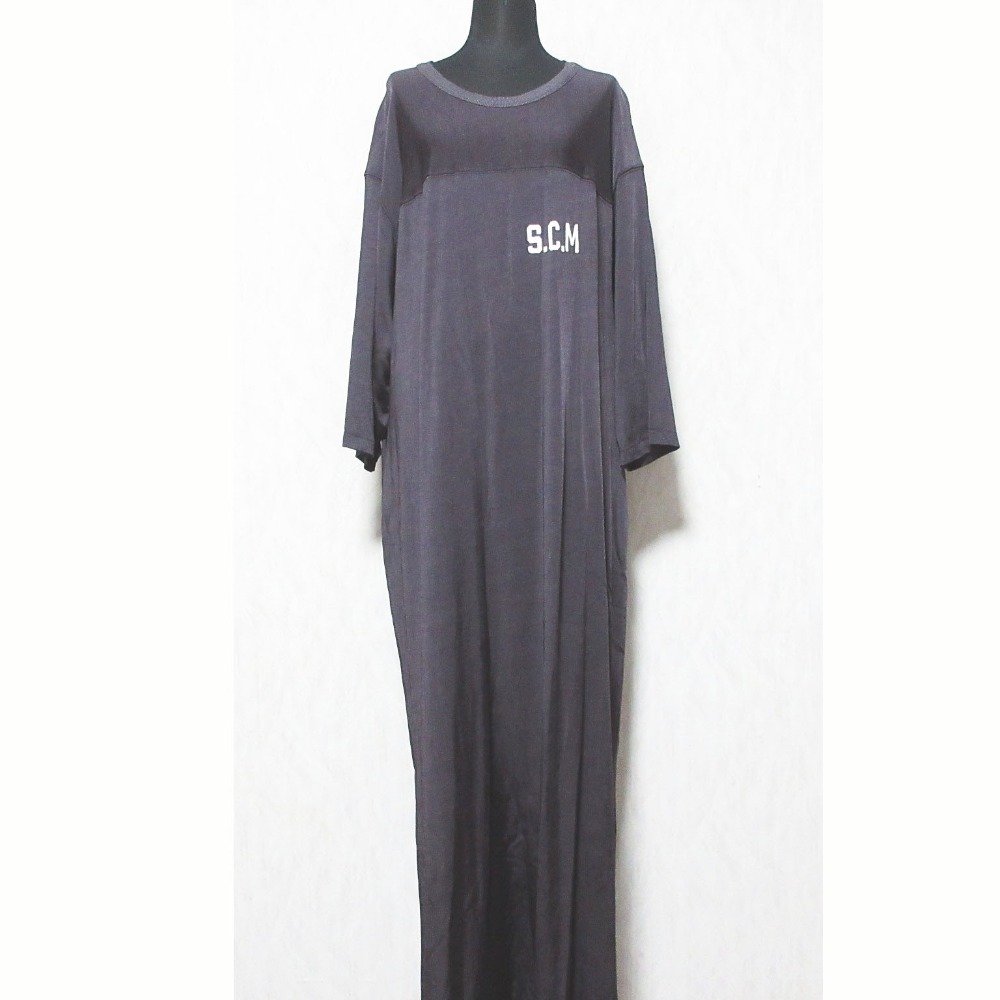 【中古】美品 25SS athletic wear MASON アスレティックウェア メイソン別注 DRESS ロングワンピース MA2-OP-BCDL5 サイズF チャコール レディース Luxs ブランド古着のリュクス