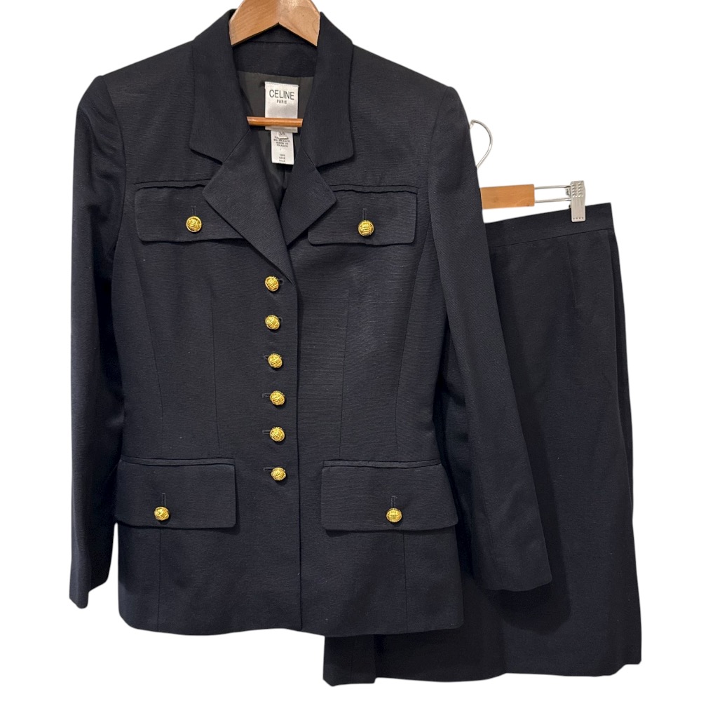 楽天市場】【セリーヌ】Celine ストライプ ダブルジャケット