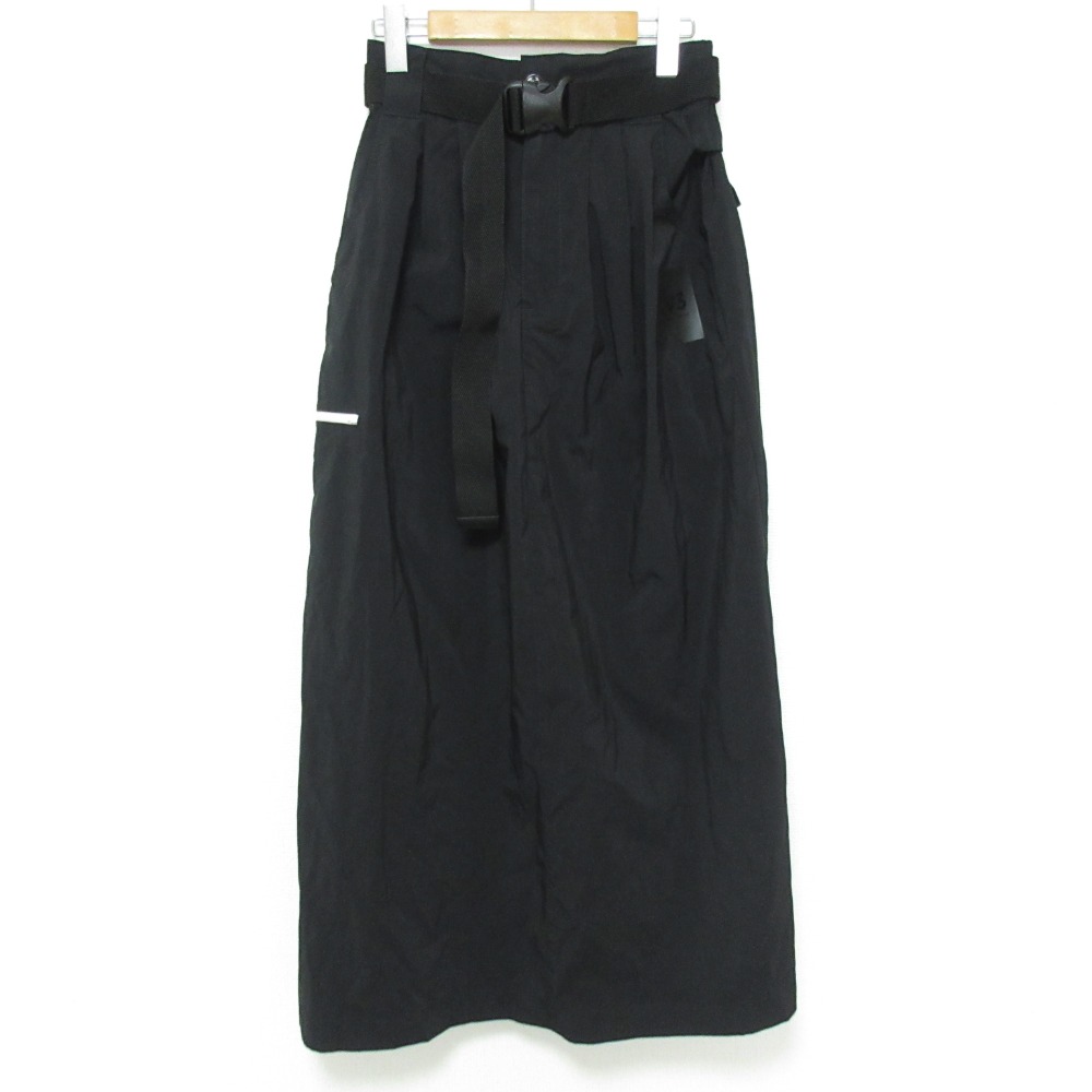 【中古】美品 VIVIENNE TAM ヴィヴィアンタム V3 ロングスカート サイズ38 ブラック レディース Luxs ブランド古着のリュクス