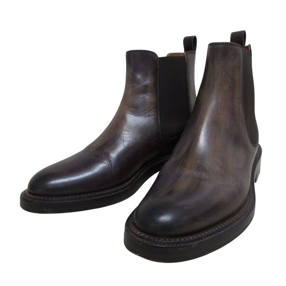 【中古】美品 SARTORE サルトル アンティーク加工 レザー サイドゴアブーツ サイズ36 23cm相当 ブラウン レディース Luxs ブランド古着のリュクス|Luxs(ブランド古着のリュクス)