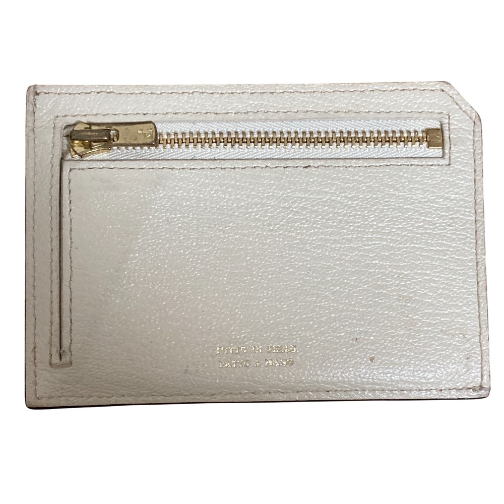 【中古】良品 L'arcobaleno ラルコバレーノ スマートミニウォレット 財布 コインケース カードケース フラグメントケース ホワイト グレー レディース Luxs ブランド古着のリュクス