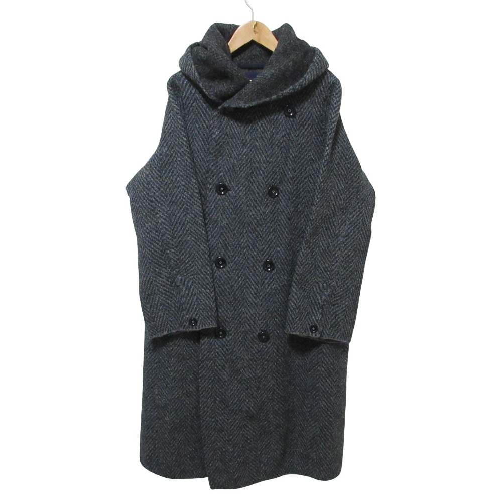 楽天市場】45R/45rpm コットンリネンクバツイードのコート 定価99000円