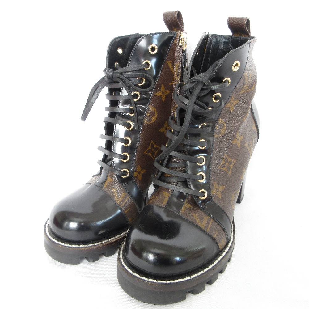 楽天市場】ルイ ヴィトン LOUIS VUITTON ブーツ キャットグラム スター
