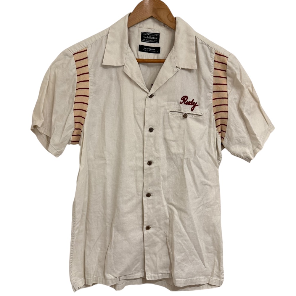 も*ん様 ルードギャラリー/RUDE GALLERY 【未使用品】音符半袖シャツ も*ん様 ルードギャラリー/RUDE GALLERY 【未使用品】音符半袖シャツ も*