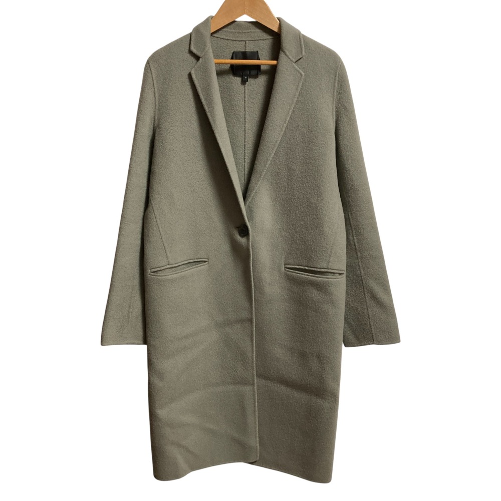 未使用 24AW セオリー SLEEK FLANNEL BOXY DB JKT 【公式通販】
