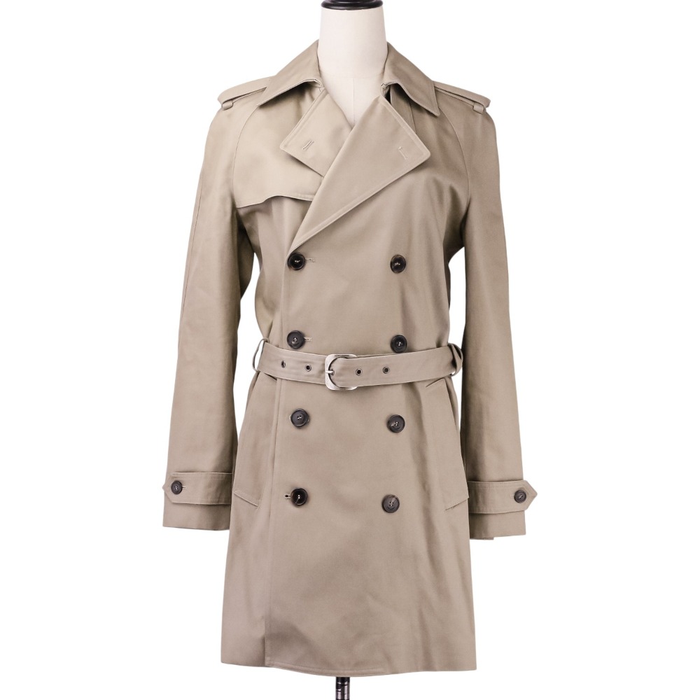 美品 SAINT LAURENT ウールカシミヤ トレンチコート 44 24AW 楽天市場】サンローラン トレンチコート 44サイズ レディース コットン