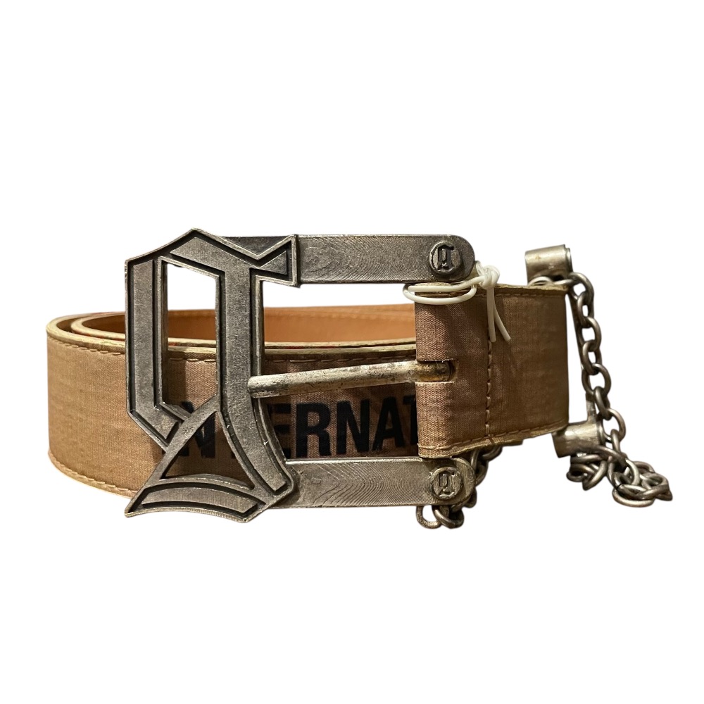 楽天市場】 ジョンガリアーノ John Gallianoロゴ バックル ベルト