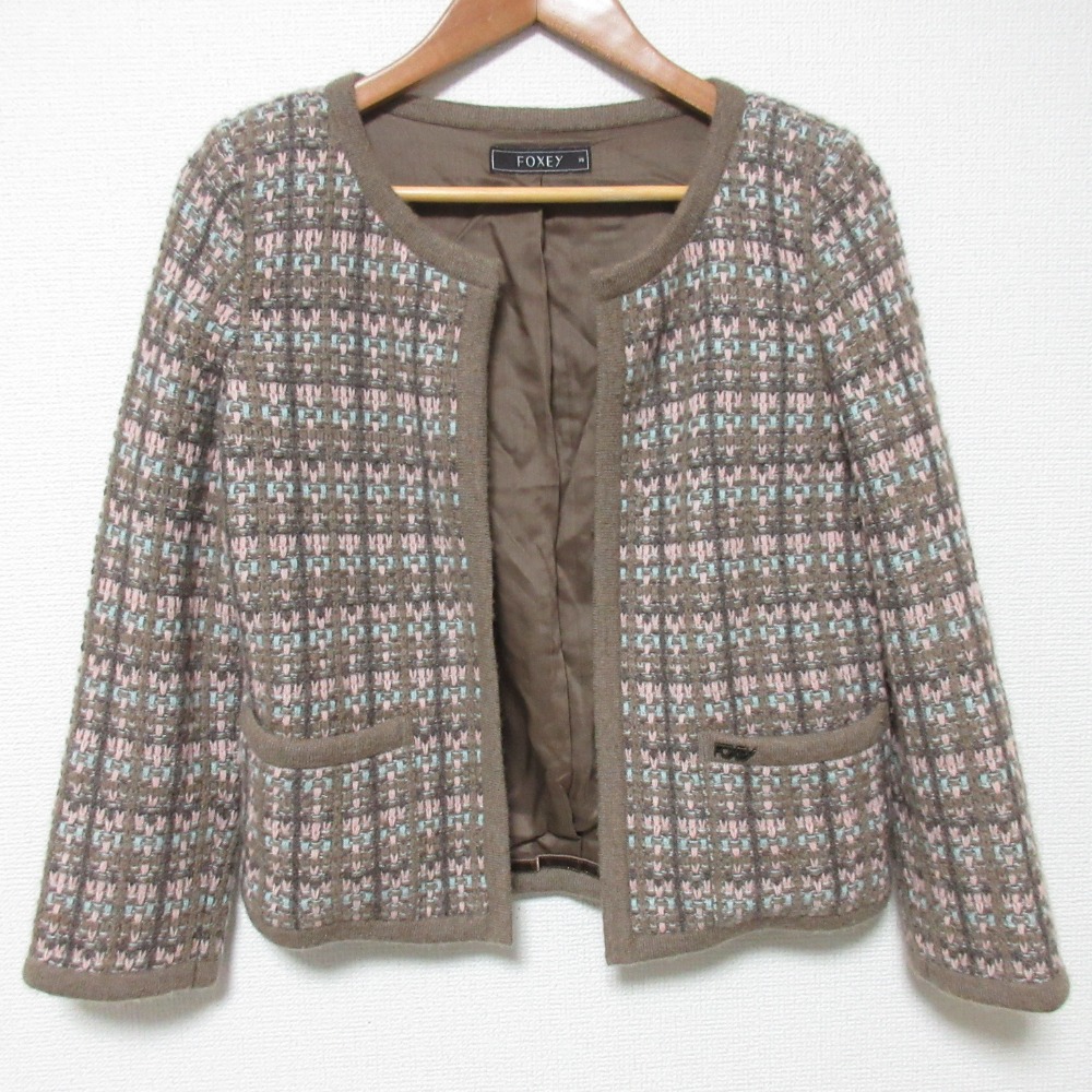 楽天市場】【フォクシー】Foxey クチュールニット ノーカラー