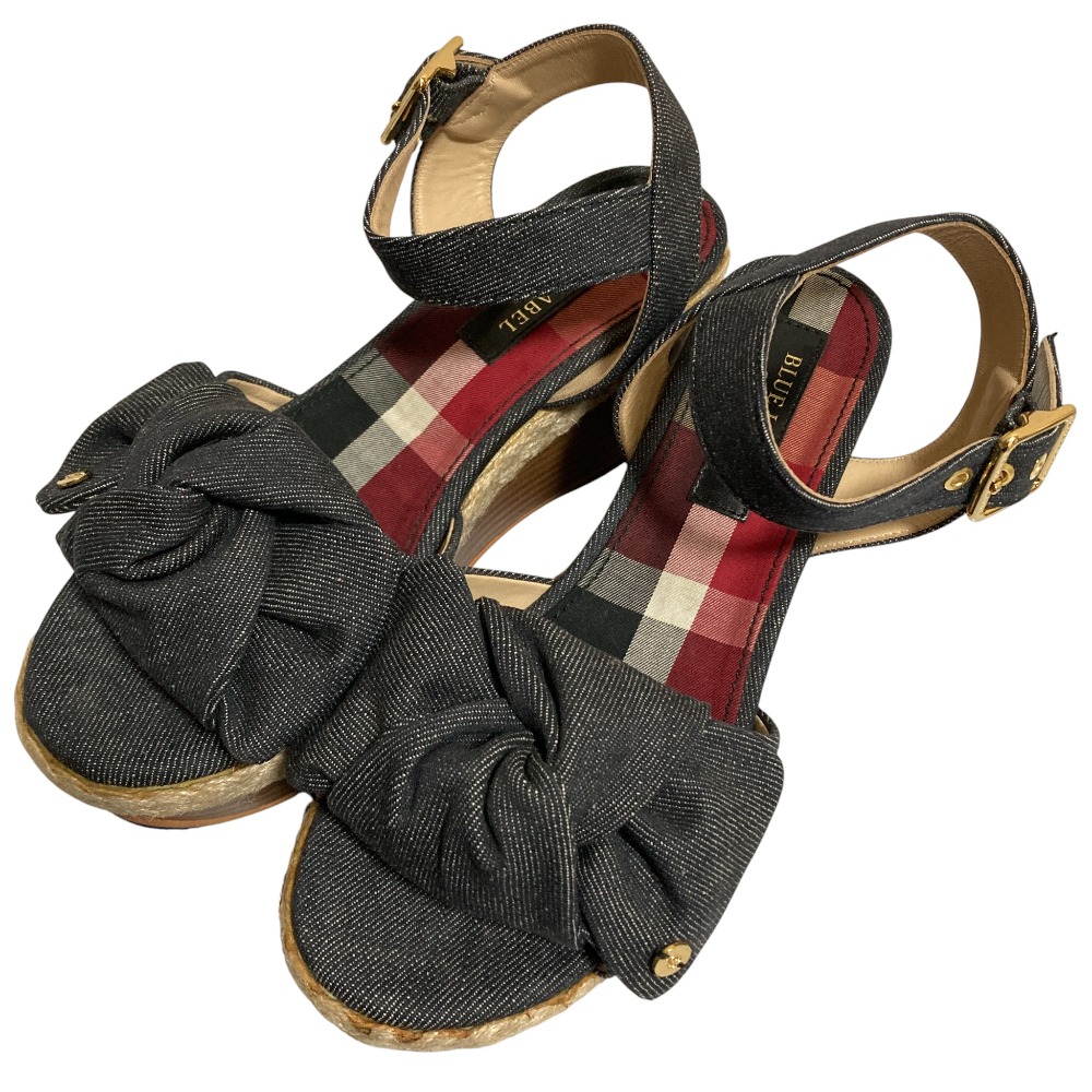 ★新品・タグ付き★ブルーレーベルクレストブリッジ　サンダル　リボン　Mサイズ 楽天市場】【SALE／20%OFF】リボンサンダル BLUE LABEL CRESTBRIDGE