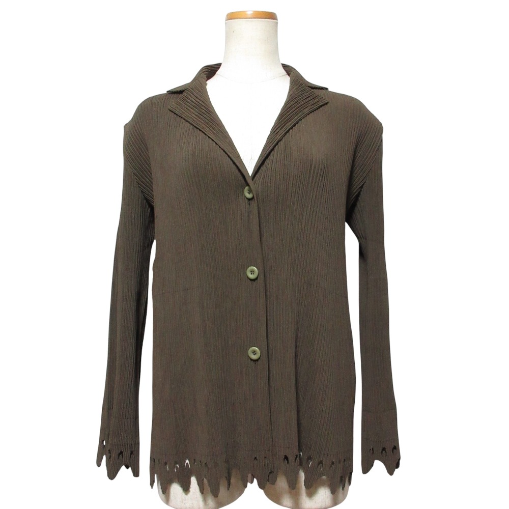 1998年　イッセイミヤケ　スウェード　レザー　シャツジャケット　L 1998年 イッセイミヤケ スウェード レザー シャツジャケット L HAI