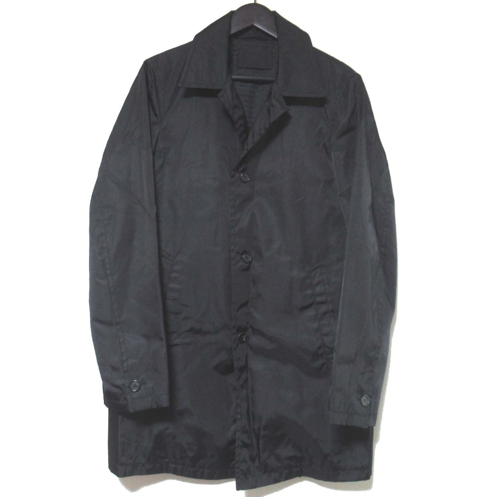 楽天市場】【中古】 プラダ ナイロンステンカラーコート メンズ SIZE