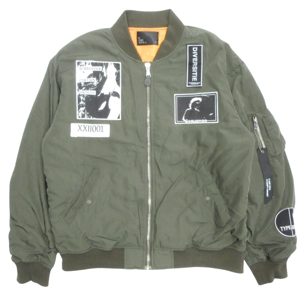 楽天市場】b-one-soul MA-1 総柄 ジャケット ビーワンソウル メンズ